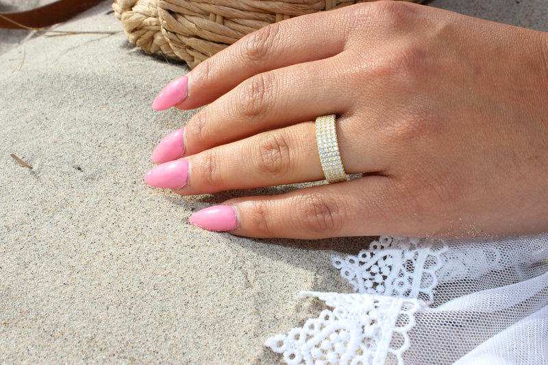 All Shimmer Ring Gold